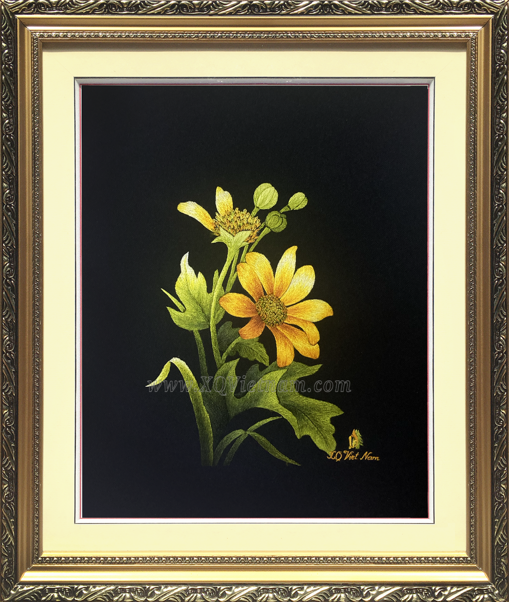 Chút Hương Cho Đời (17) - Hoa Dã Quỳ (nền đen)